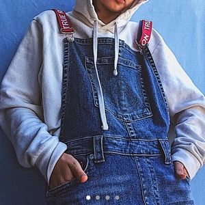 XL True Religion Denim Overalls.
